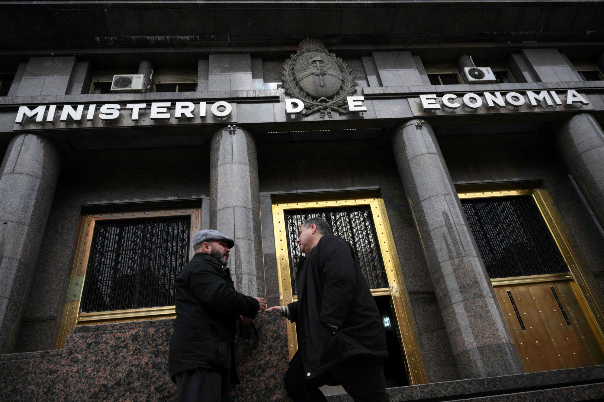 Ministerio de Economía (Photo by Luis ROBAYO / AFP)