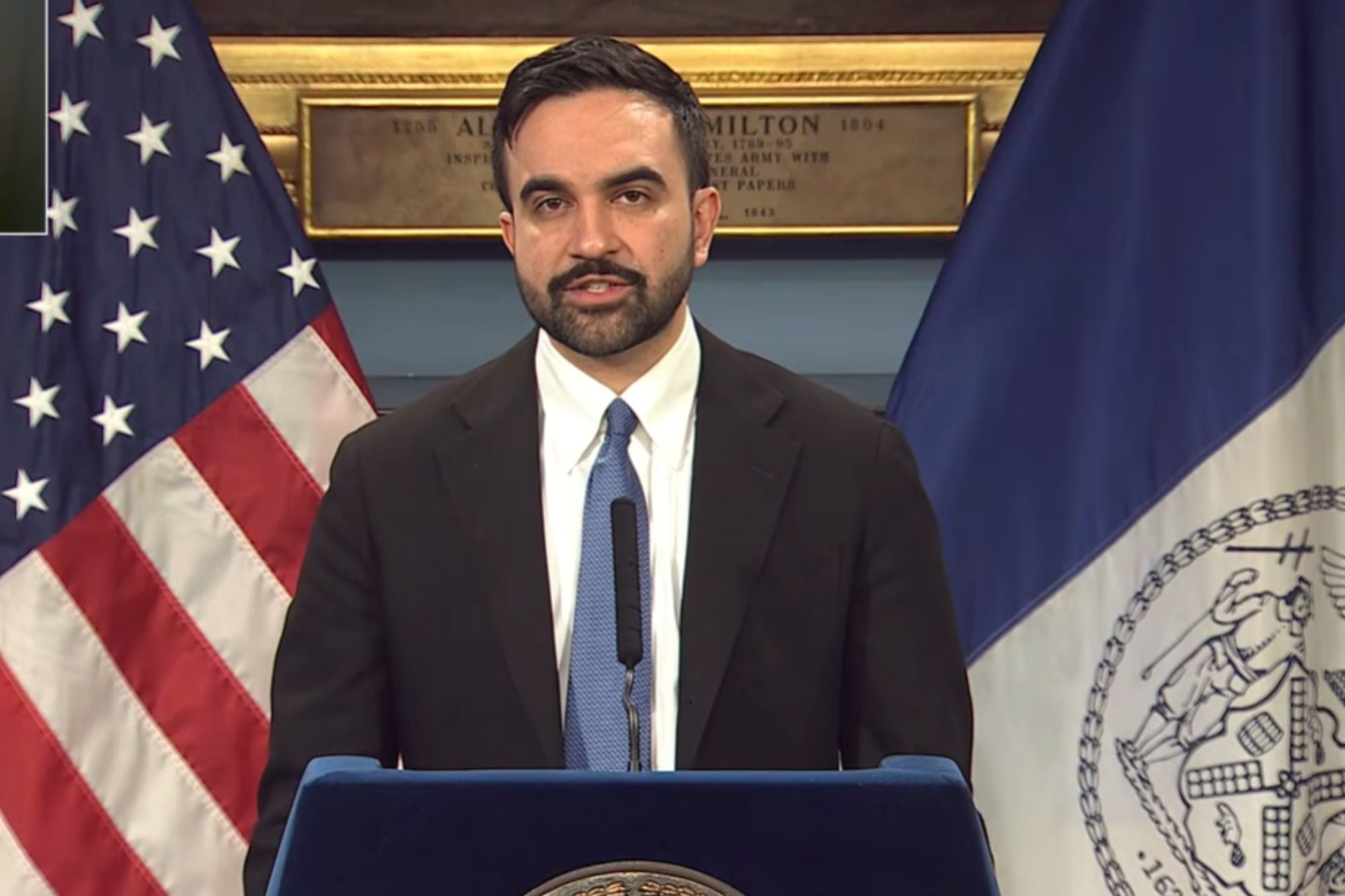 Zohran Mamdani habló sobre la crisis presupuestaria que sufre la ciudad de Nueva York