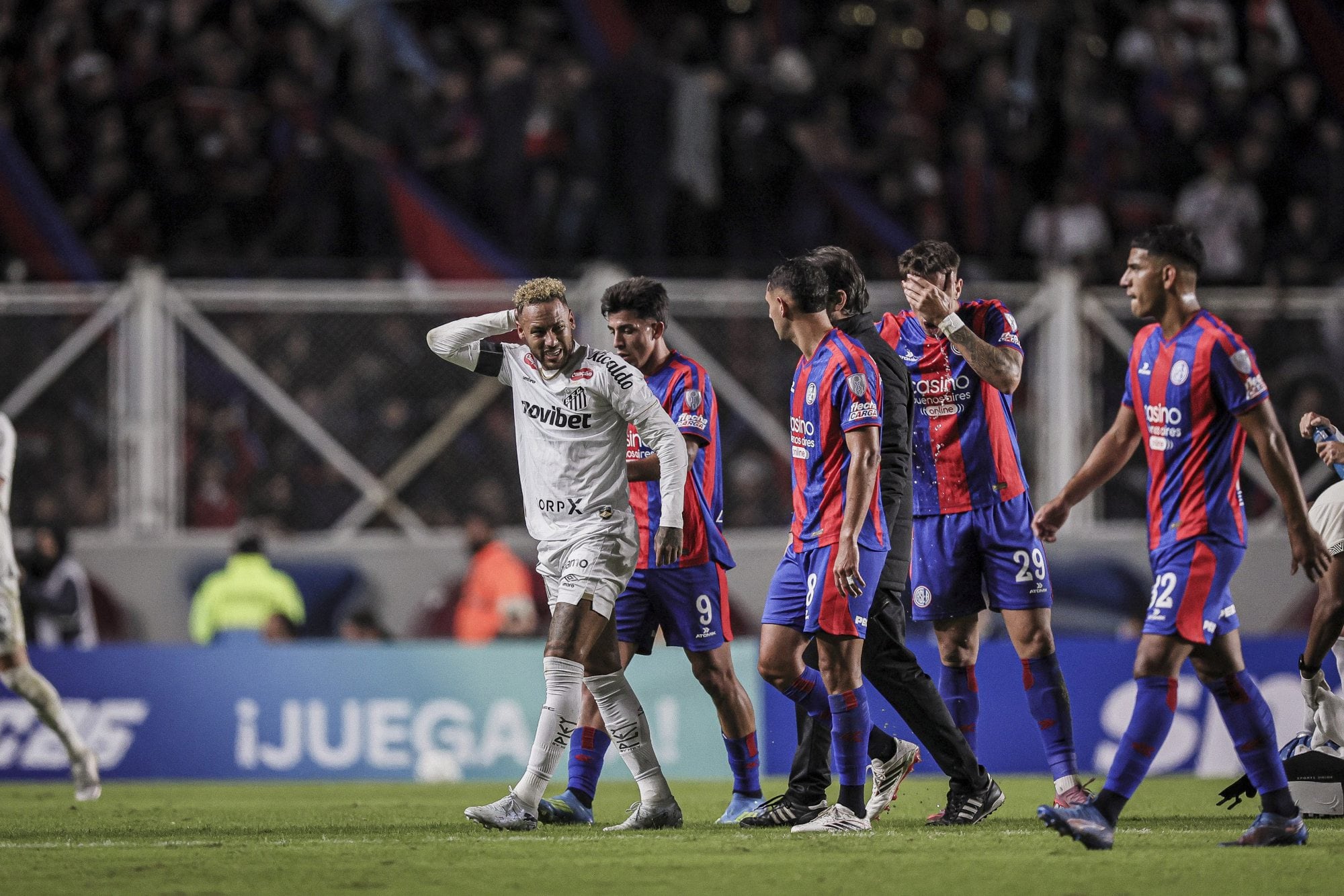 San Lorenzo empató 1-1 con el Santos de Neymar y sigue enfocado en la Copa Sudamericana