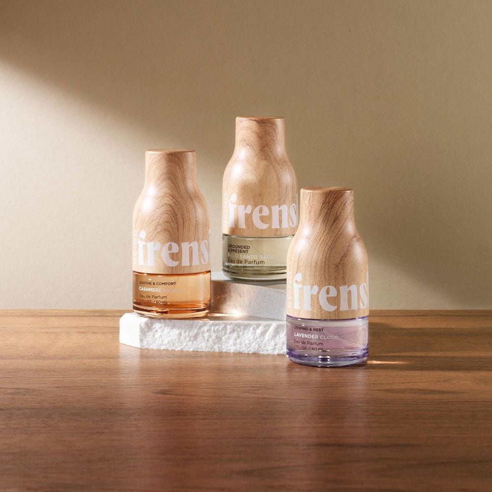 Being Frenshe Women’s está disponible en tres de aromas y el más emblemático combina vainilla cálida, arroz jazmín, ámbar y almizcle cremoso