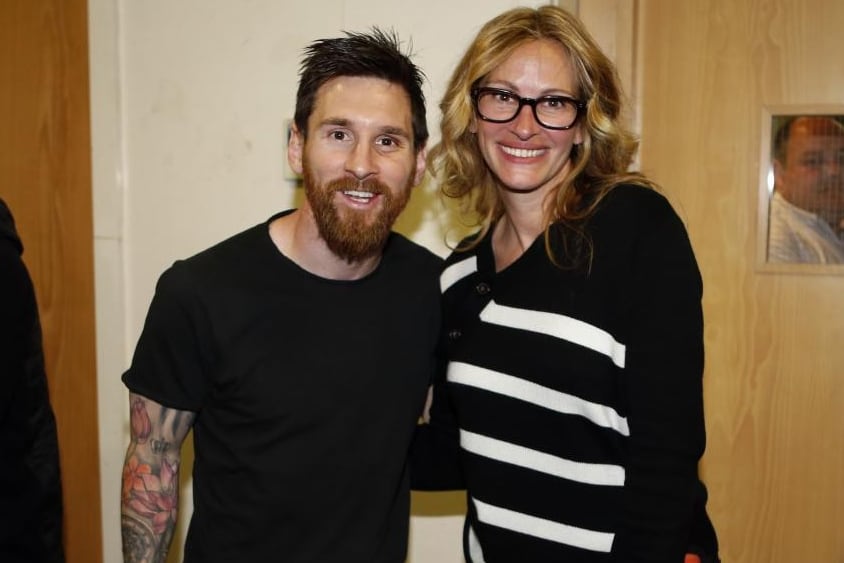 Lo que Messi le gritó al mundo lo aprendió de Julia Roberts