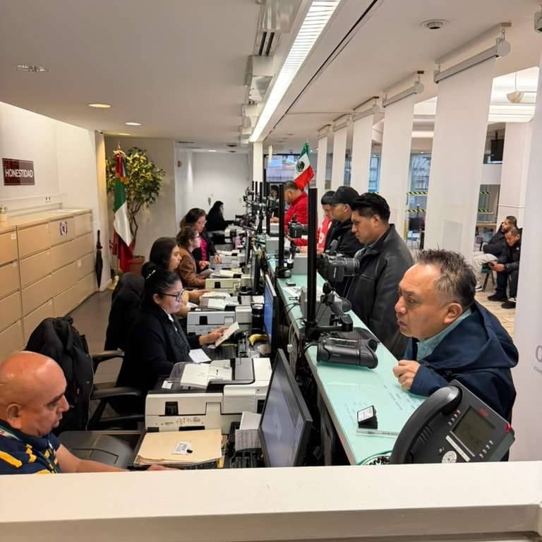 El Consulado General de México en Nueva York ofrece trámites de pasaporte mexicano, INE, matrícula consular y registro civil (Facebook/Consulado General de México en Nueva York)