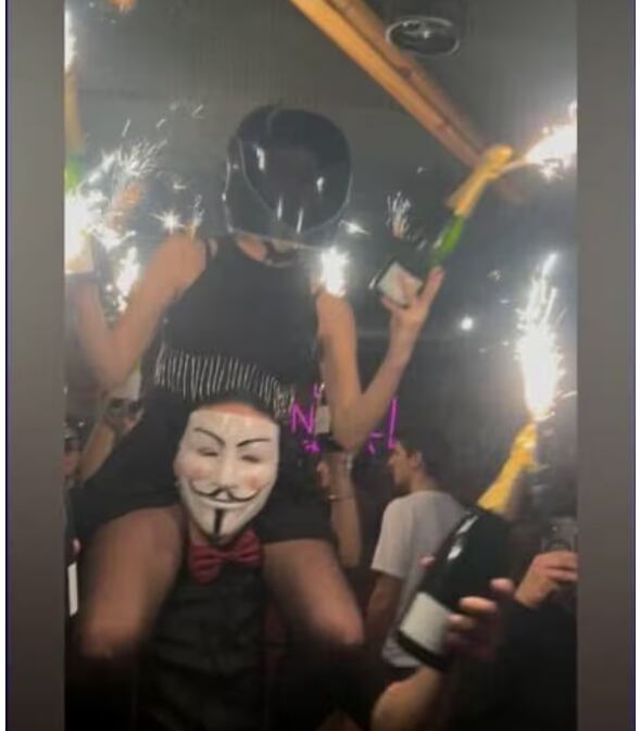 Tragedia de Año Nuevo en Suiza: qué se sabe de la investigación sobre el incendio y las víctimas en un bar de lujo 7 Una de las imágenes previas al fatídico desenlace