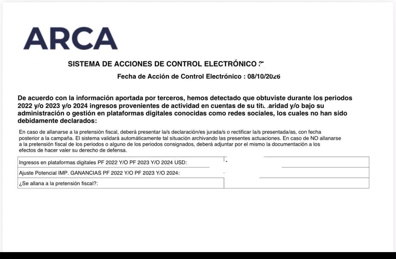 La campaña de inducción de ARCA a creadoras de contenido
