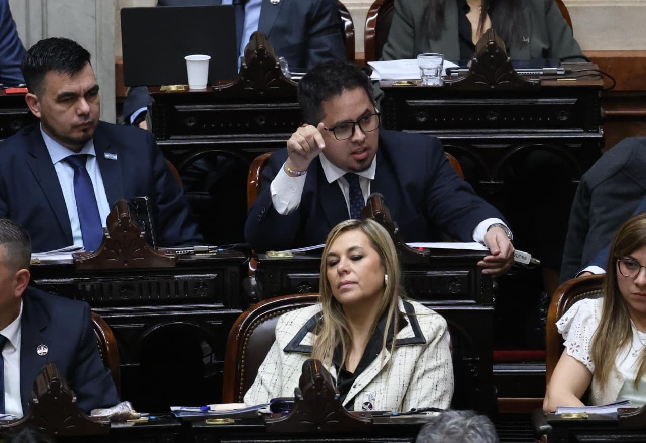 Santiago Pauli LLA. Sesión en la Cámara de Diputados por endeudamiento y discapacidad. Congreso Nacional