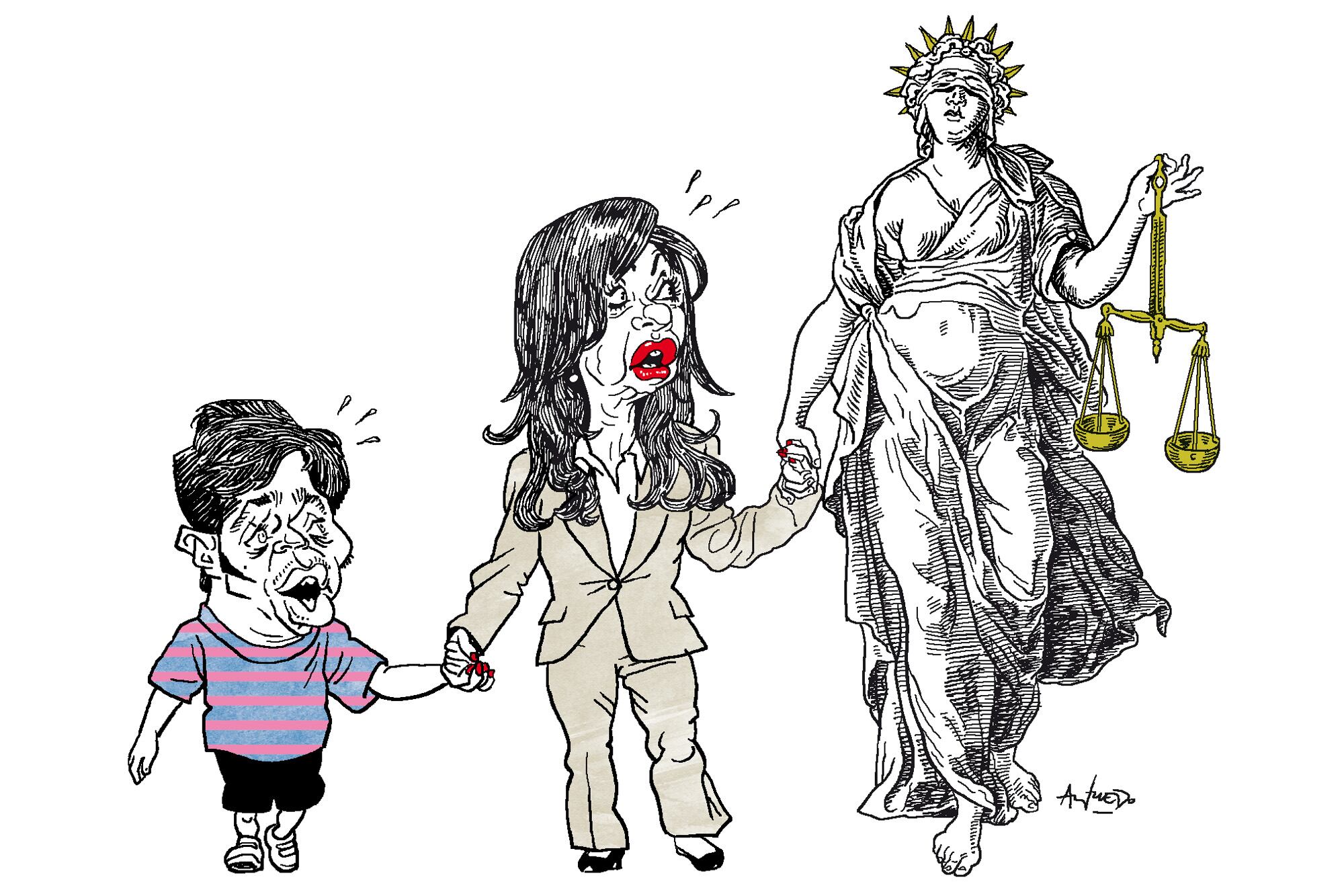 Axel Kicillof, Cristina Kirchner y la Justicia
