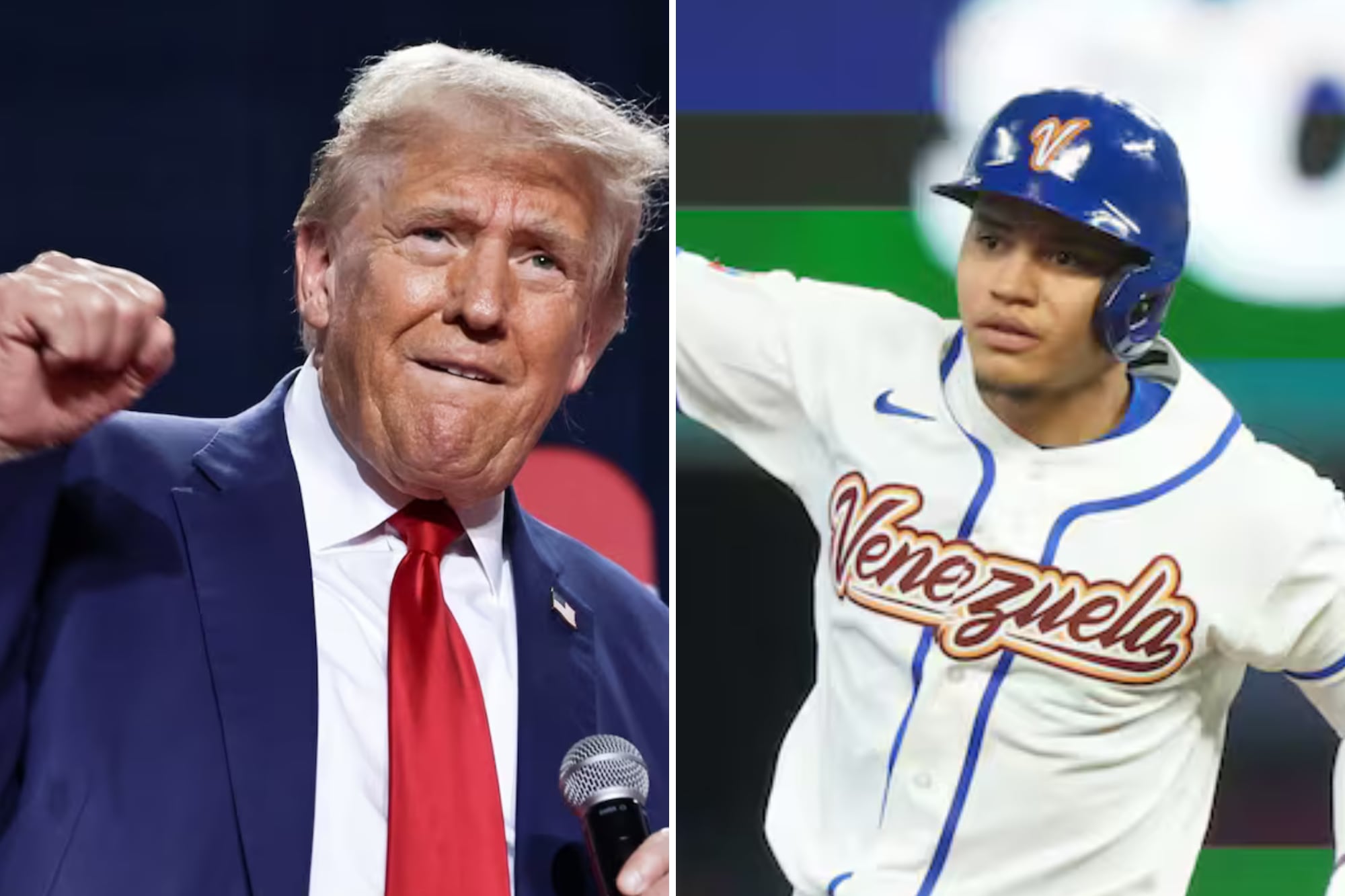 Venezuela jugará la final del WBC y Trump se subió a la ola con un polémico guiño: “¿Estado, número 51?”