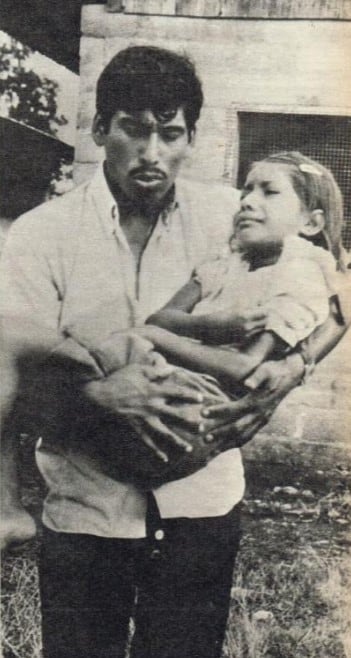 Casilda Zehnder y su padre en San Ramón (Foto: Gente)