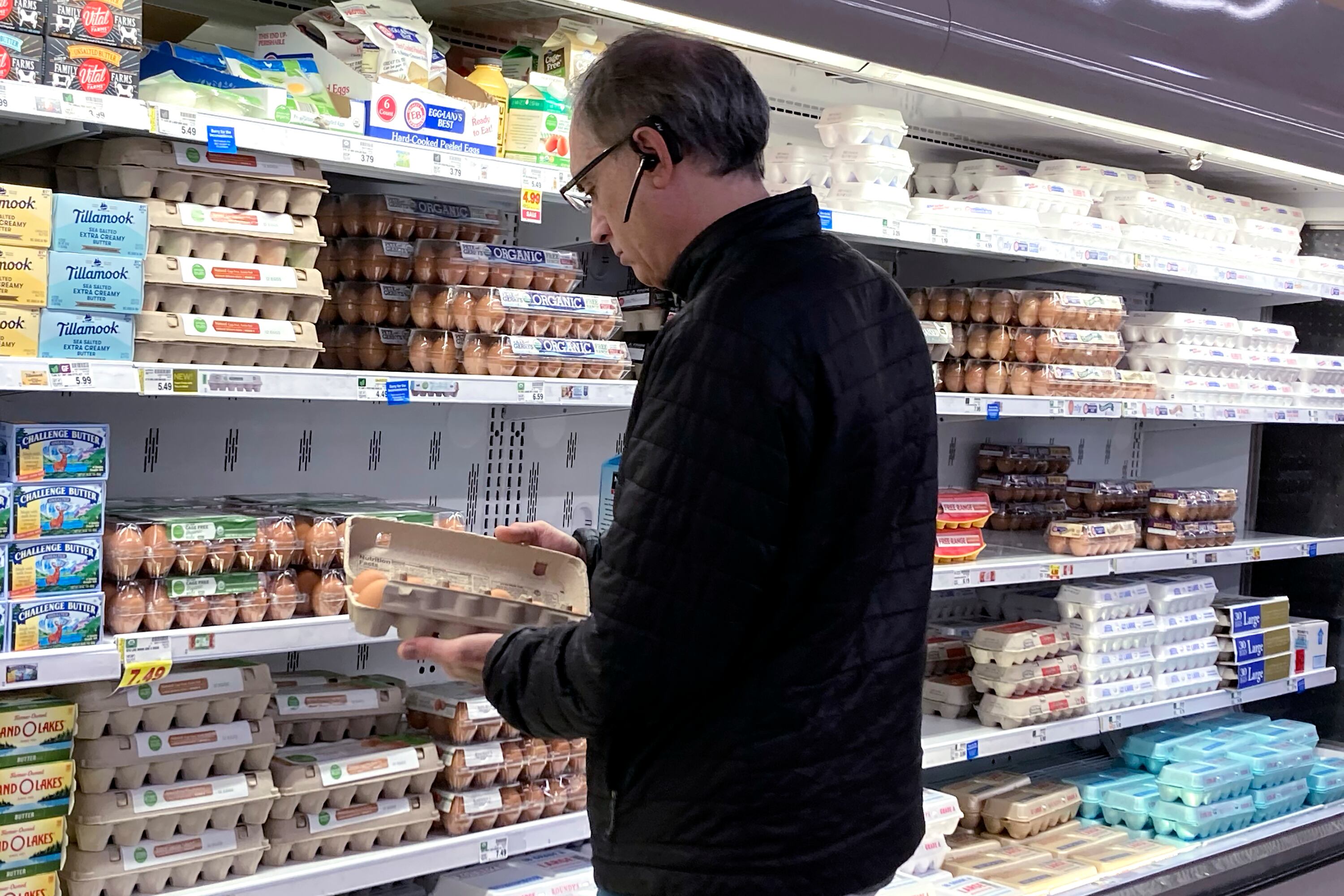 La crisis de los huevos en EE.UU. precipitó un aumento en los cruces ilegales de estos productos a través de la frontera (AP Foto/Nam Y. Huh, Archivo)