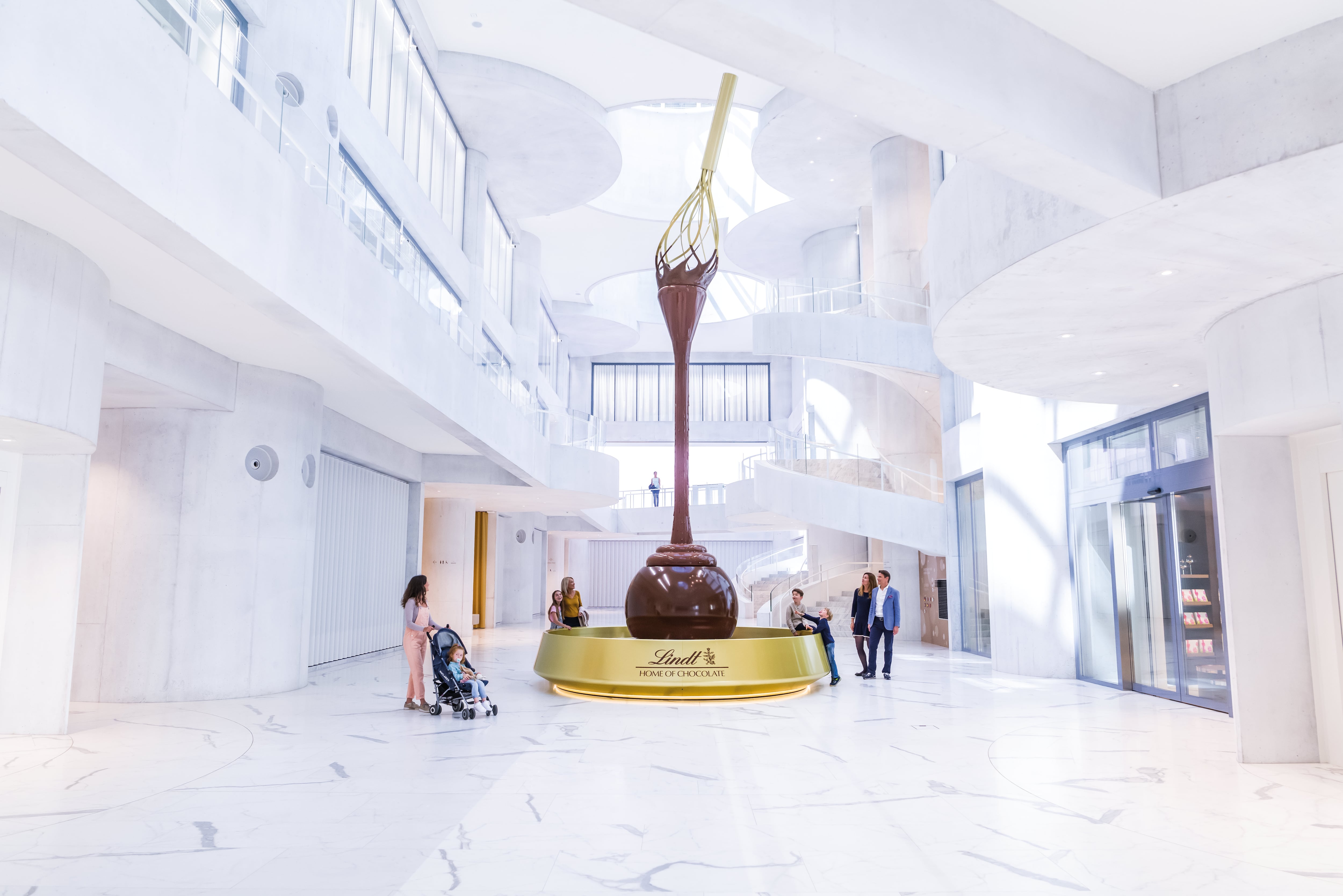 En Zúrich está el Lindt Home of Chocolate, fábrica y museo para sumergirse en el mundo del dulce