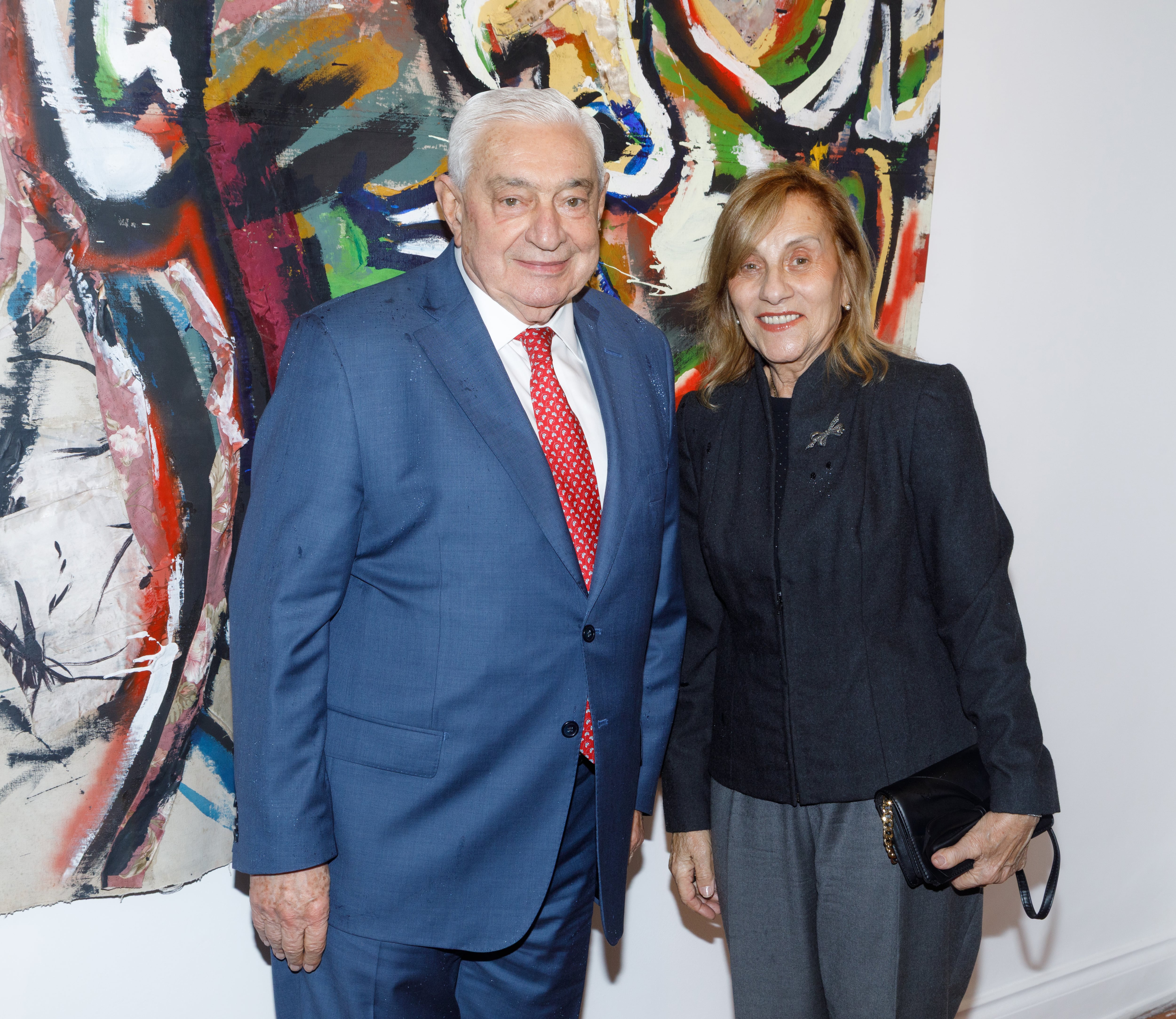 En fotos. Todos los invitados a Arte, Cultura y Diplomacia Pública en Recoleta 45 El presidente de la Bolsa de Comercio de Buenos Aires, Adelmo Gabbi, y su esposa Alicia Piccaluga