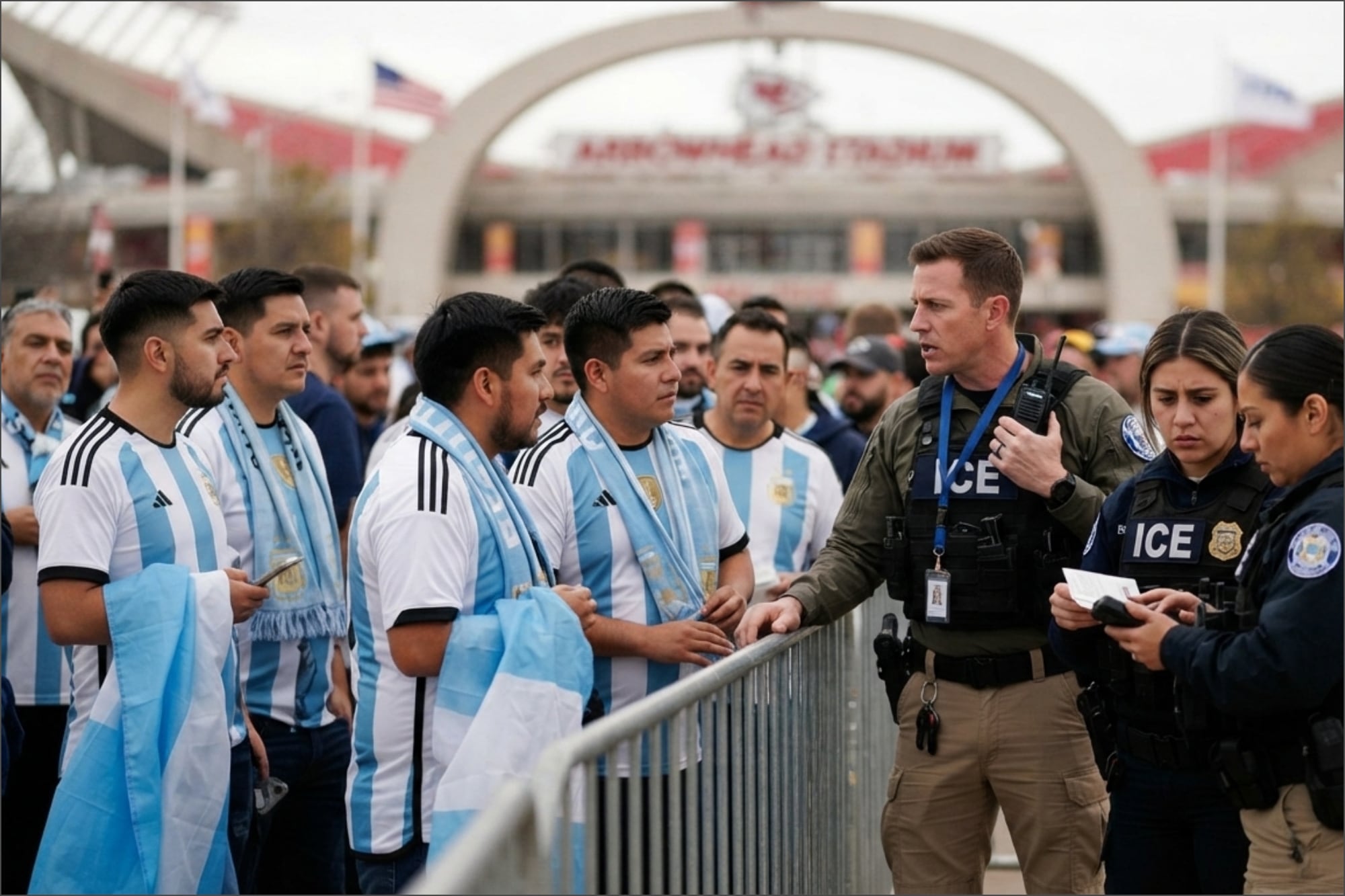 En el marco de la ronda de semifinales del Mundial 2026 entre Argentina e Inglaterra, el ICE desplegará un operativo de seguridad en Atlanta