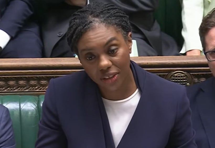 Kemi Badenoch cuestionó a Burnham en el Parlamento