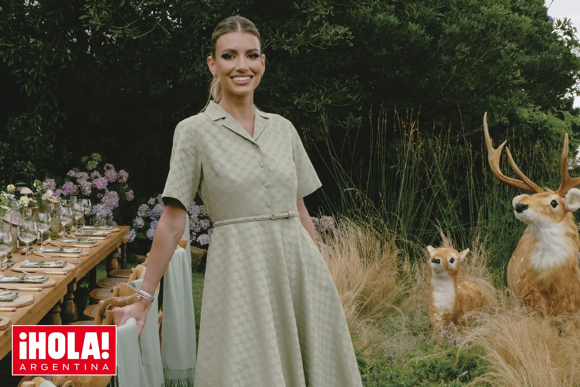 En Punta del Este. Entramos al idílico bautismo de Alessandro, el bebé de Angie Landaburu