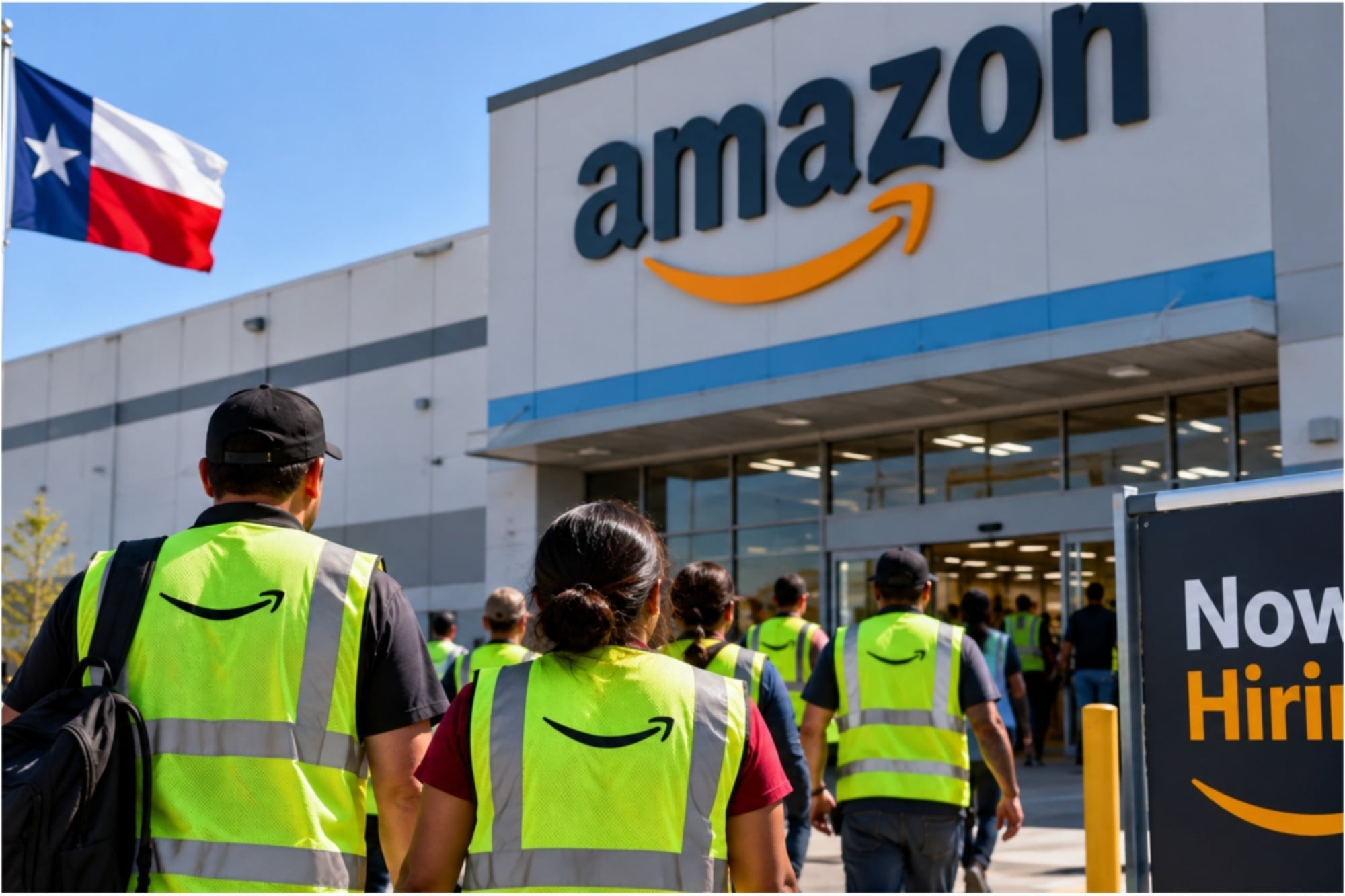 Amazon contrata trabajadores en Texas: 6000 nuevas vacantes con hasta US$32 la hora