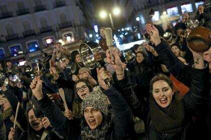Manifestación en La Puerta del Sol, Madrid