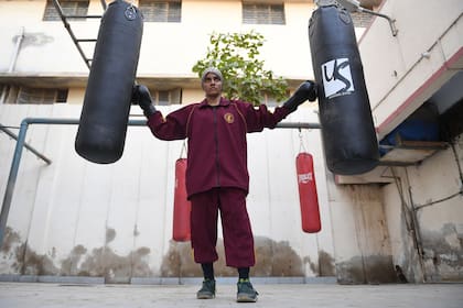Razia Banu, 20, una campeona nacional de boxeo de Pakistán