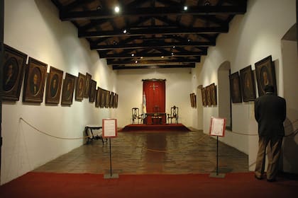 El salón de la Casa de Tucumán donde se declaró la Independencia en 1816