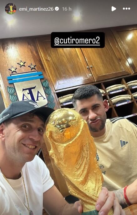 Dibu Martínez, Cuti Romero y la Copa del Mundo