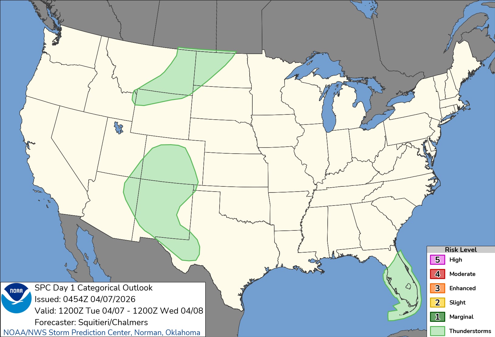 El frente frío que se extiende hacia los Grandes Lagos superiores generará un riesgo marginal de tormentas severas el miércoles en Kansas y Nebraska