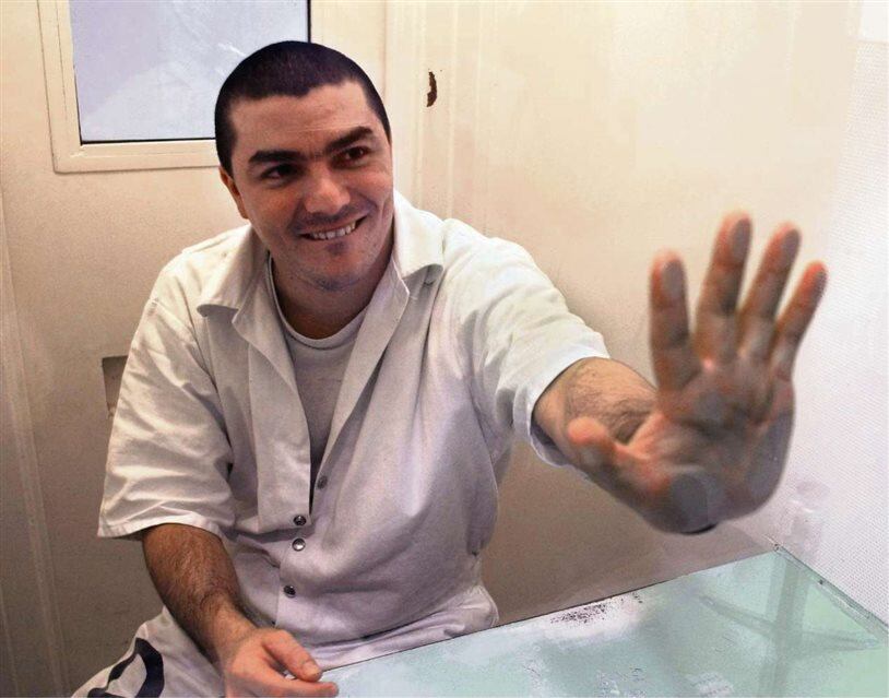 Víctor Saldaño, en el corredor de la muerte de una cárcel de Texas