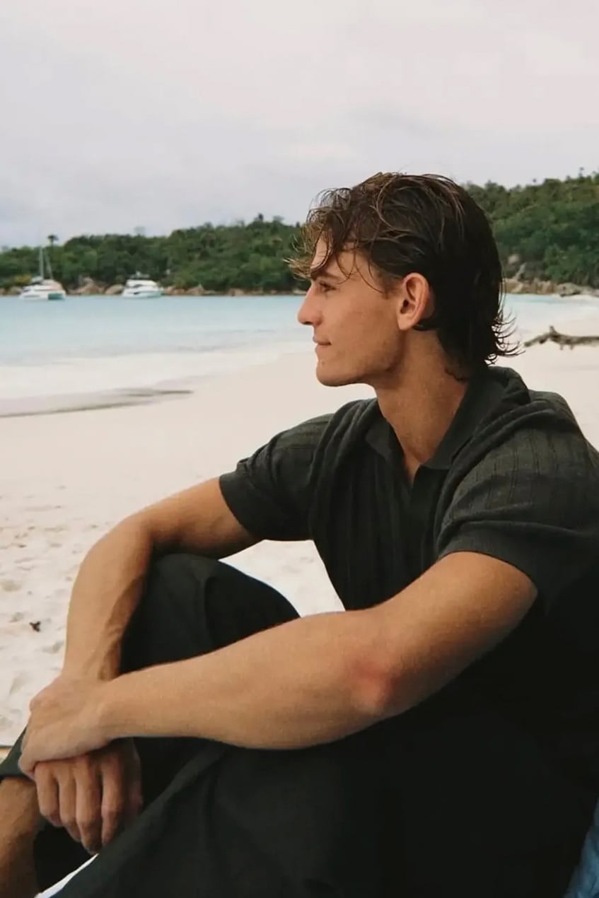 Nico Paz descansa unos días en una isla paradisíaca africana