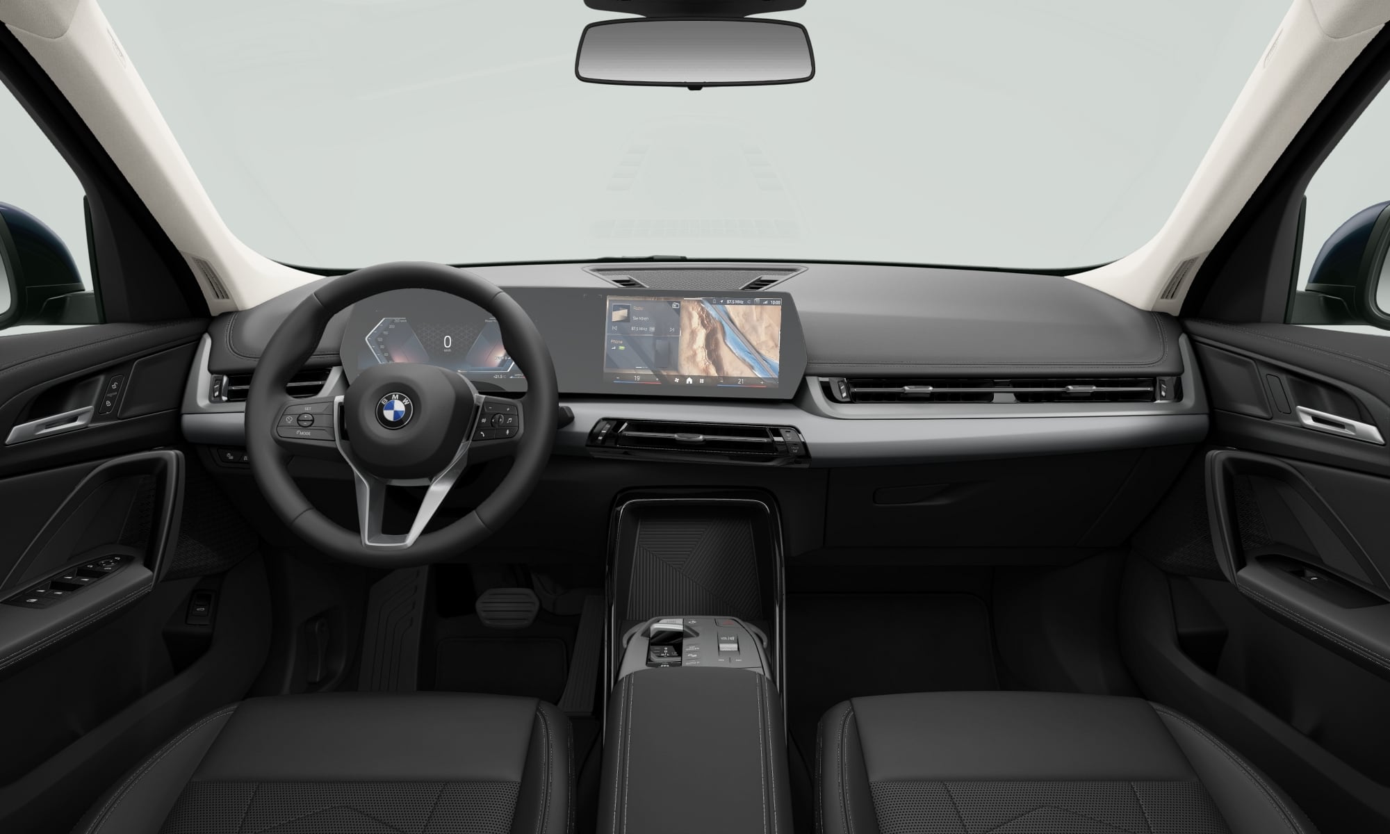 Llegó un nuevo SUV de BMW que se convirtió en el más accesible de su gama 7 El interior integra un tablero digital de 10,25 pulgadas y una pantalla central táctil de 10,7 pulgadas