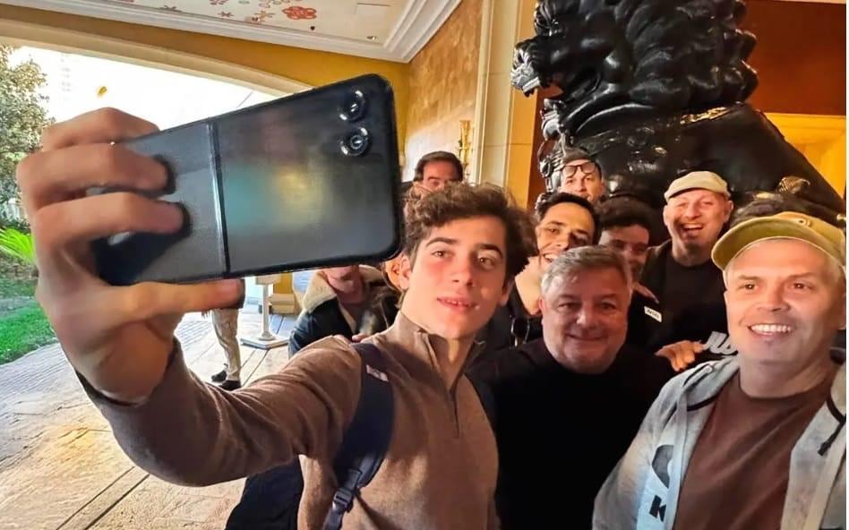 Los amigos de Aníbal, el padre de Colapinto, ya tienen su peña para encontrarse a ver los partidos