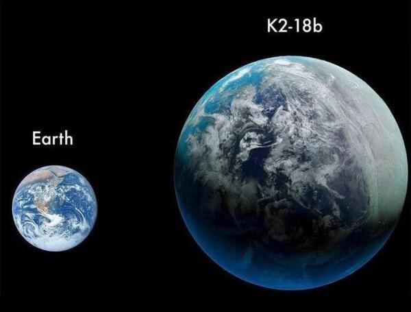 K2-18b tiene un tamaño 2,5 veces mayor al de la Tierra. Foto:X @konstructivizm