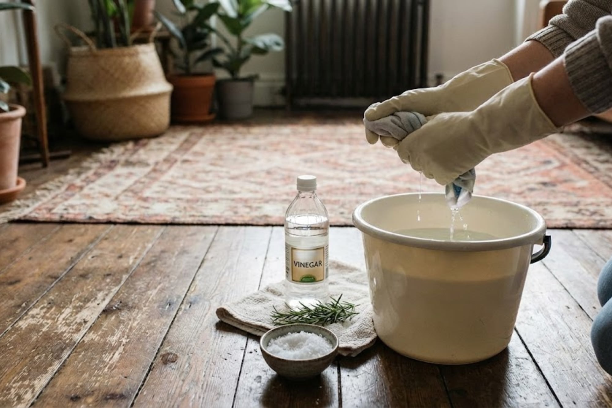 Adiós malas energías de 2025: la mezcla casera con vinagre y sal que debes aplicar en la casa antes de Año Nuevo