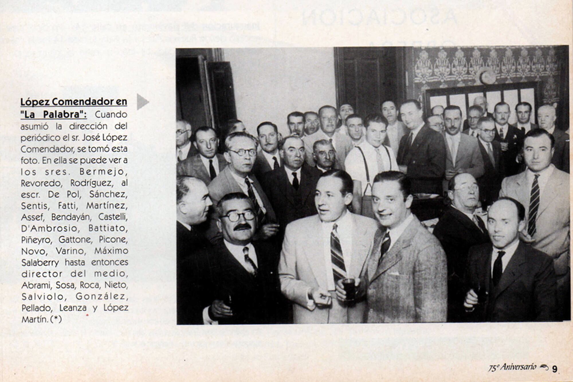 Reproducción de una página histórica de