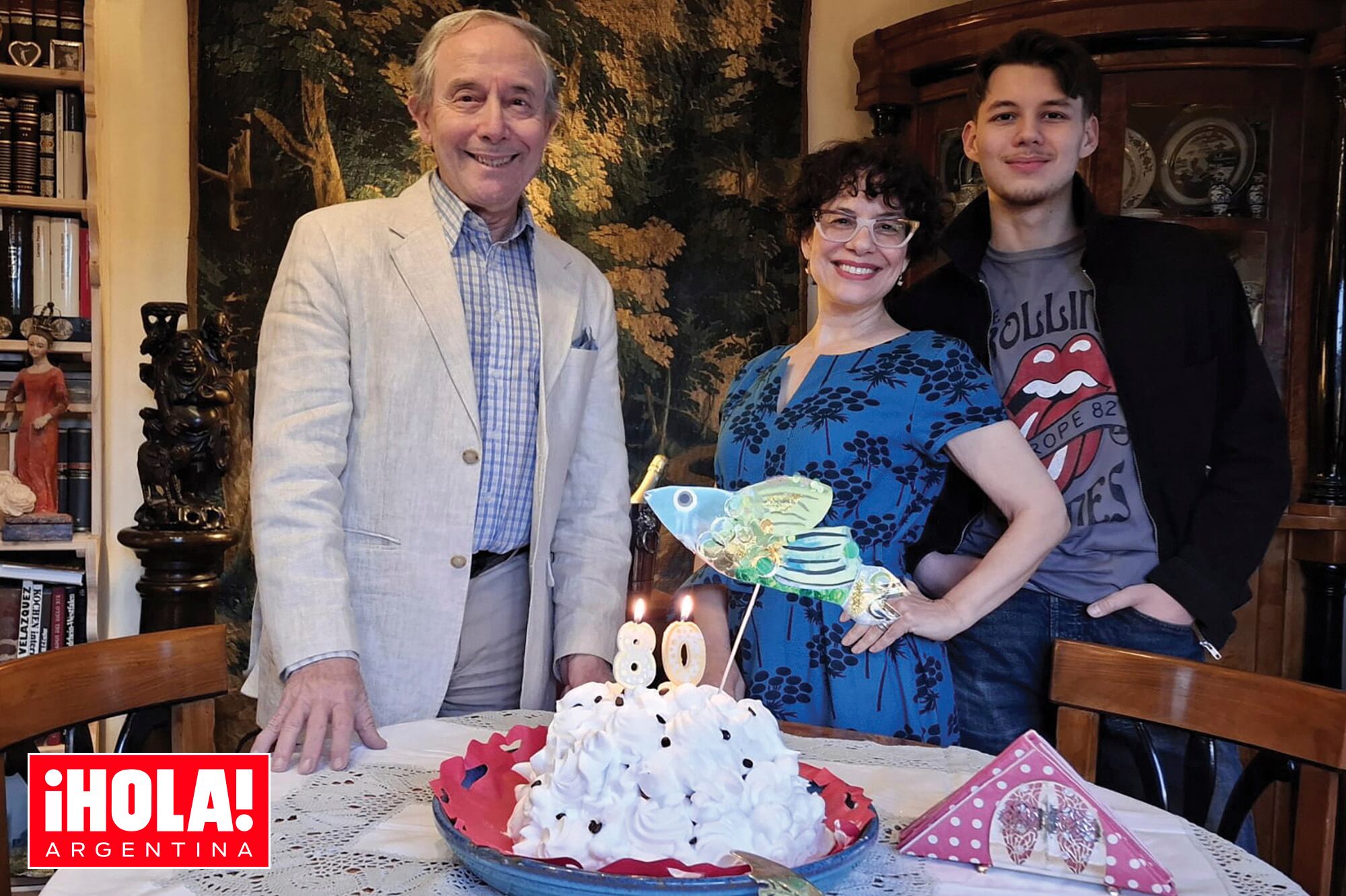 Pipo Pescador cumplió 80: Las fotos del íntimo festejo de su cumpleaños en Alemania y el regalazo vintage que recibió