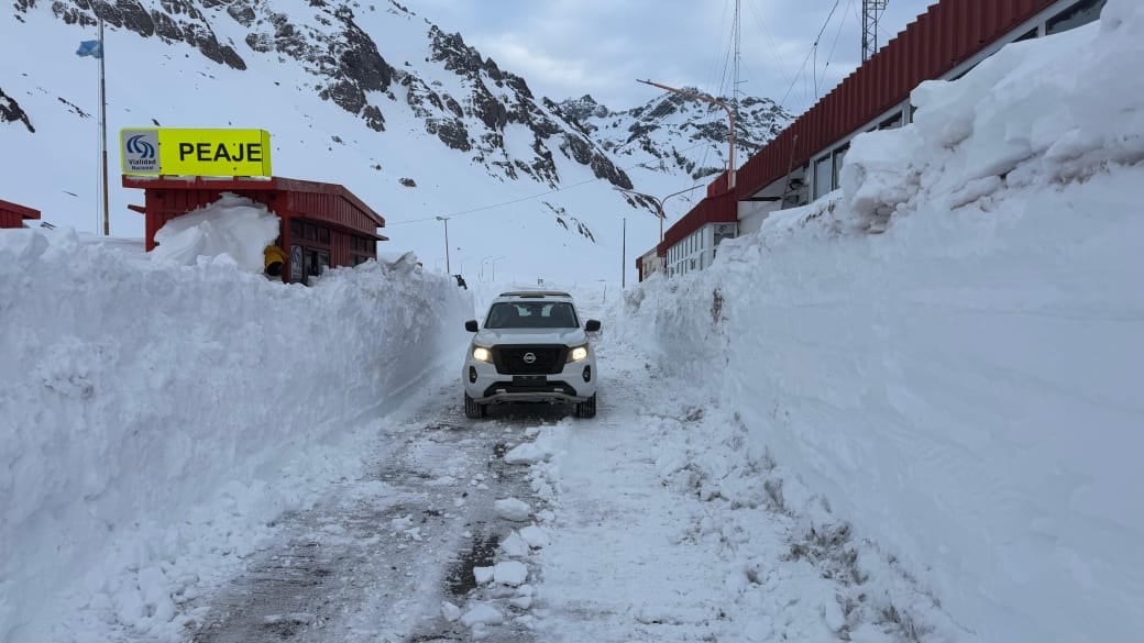 Una alerta naranja por nevadas rige en Mendoza