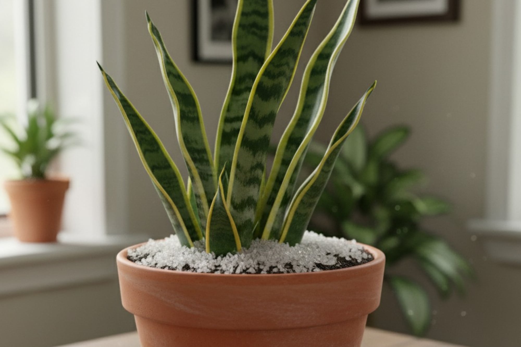 Odian el “muro de lengua de suegra”: cómo construir un fuerte contra serpientes de cascabel en Texas 6 La lengua de suegra es una de las plantas que puede alejar a las serpientes