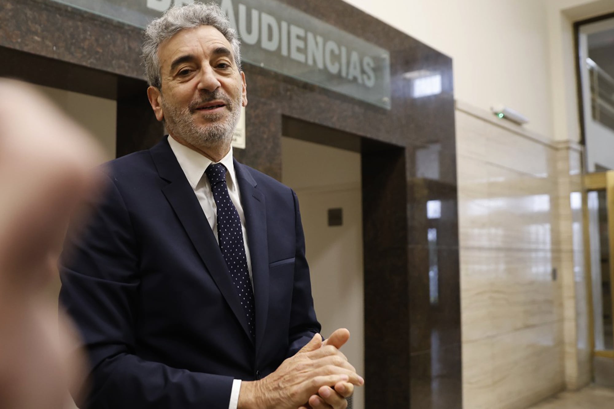 Florencio Randazzo al llegar a los tribunales de Comodoro Py para declarar en la Causa Cuadernos
