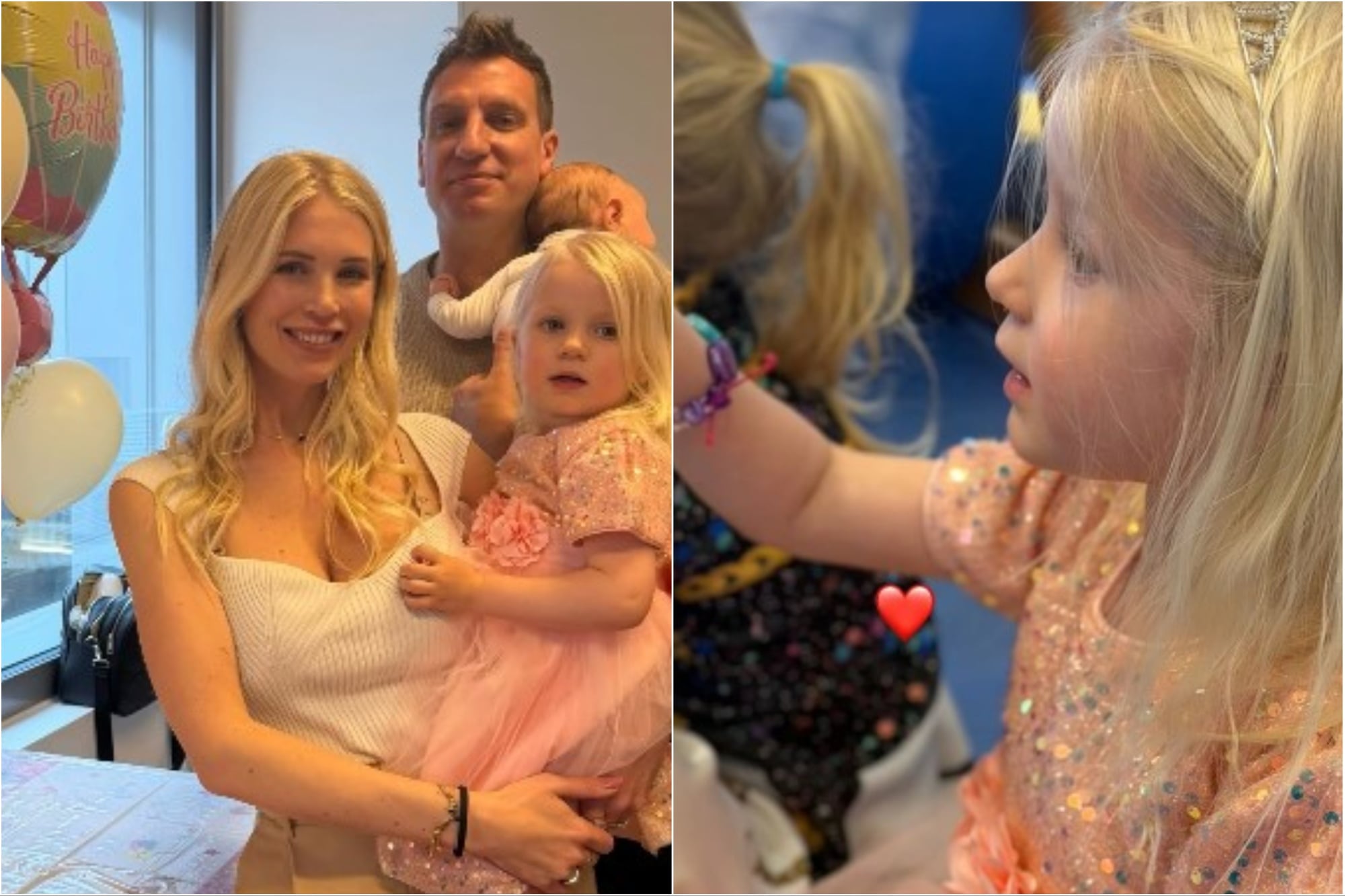 El espectacular festejo de cumpleaños de Elle, la hija de Maxi López y Daniela Christiansson