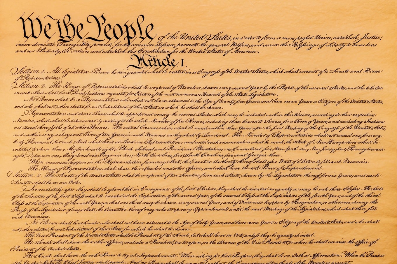 La Constitución de Estados Unidos
