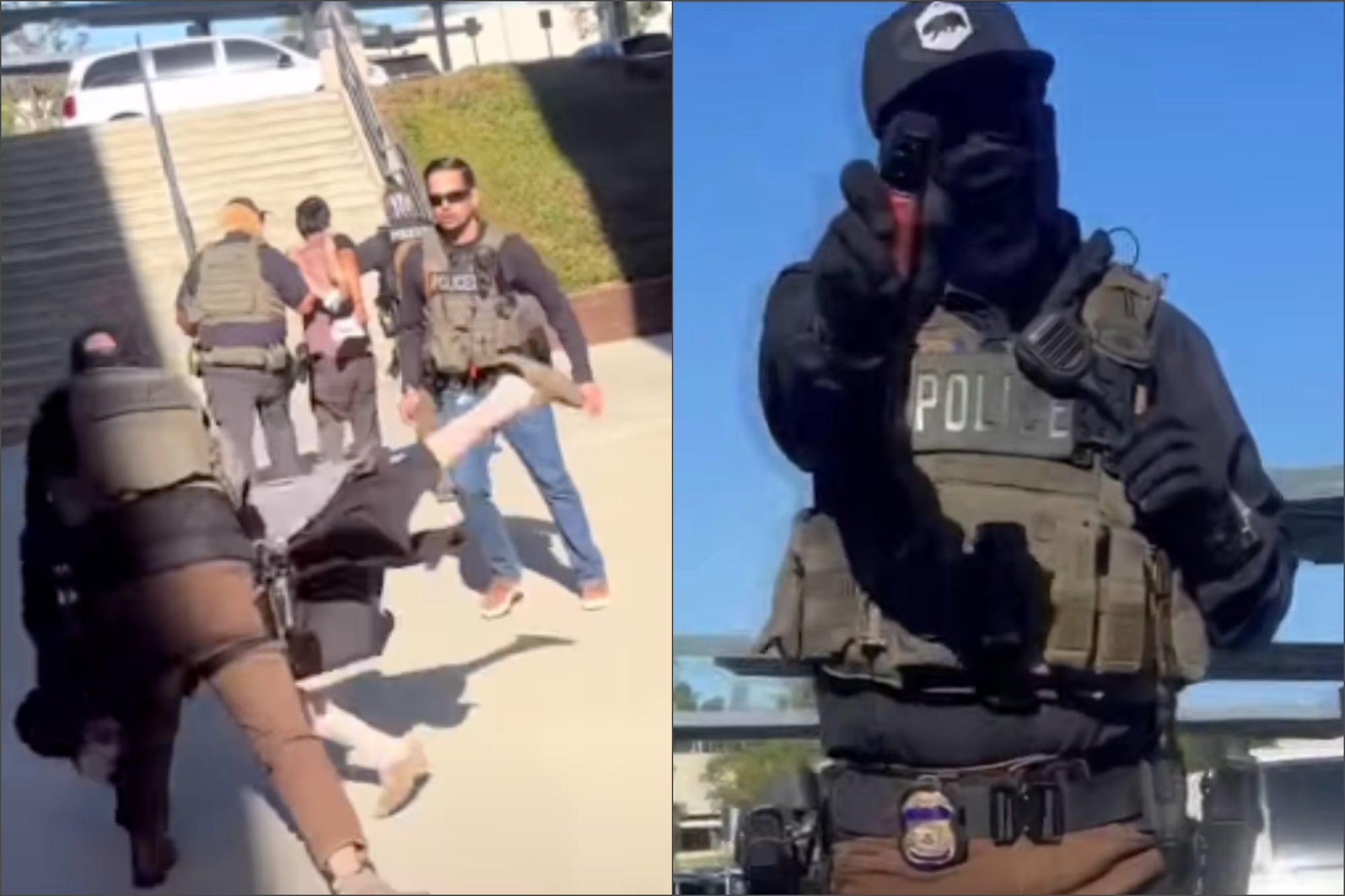 Conmoción en California: el caso de una defensora de inmigrantes que fue agredida con gas pimienta por agentes del ICE