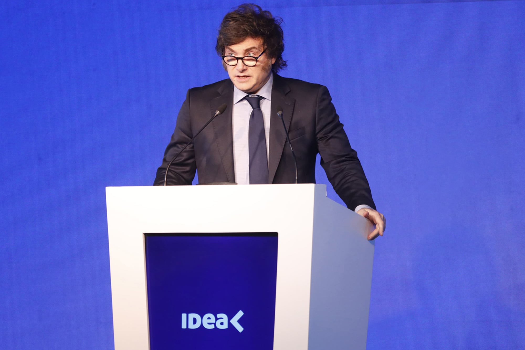 Javier Milei en el Coloquio de IDEA, en Mar del Plata