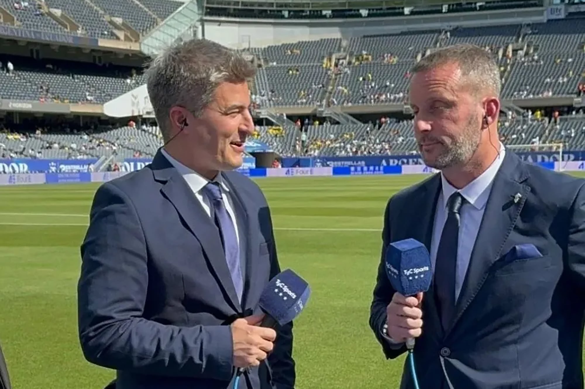 Ariel Senosian y Hernán Feler, la dupla de TyC Sports que vuelve a transmitir una copa del mundo