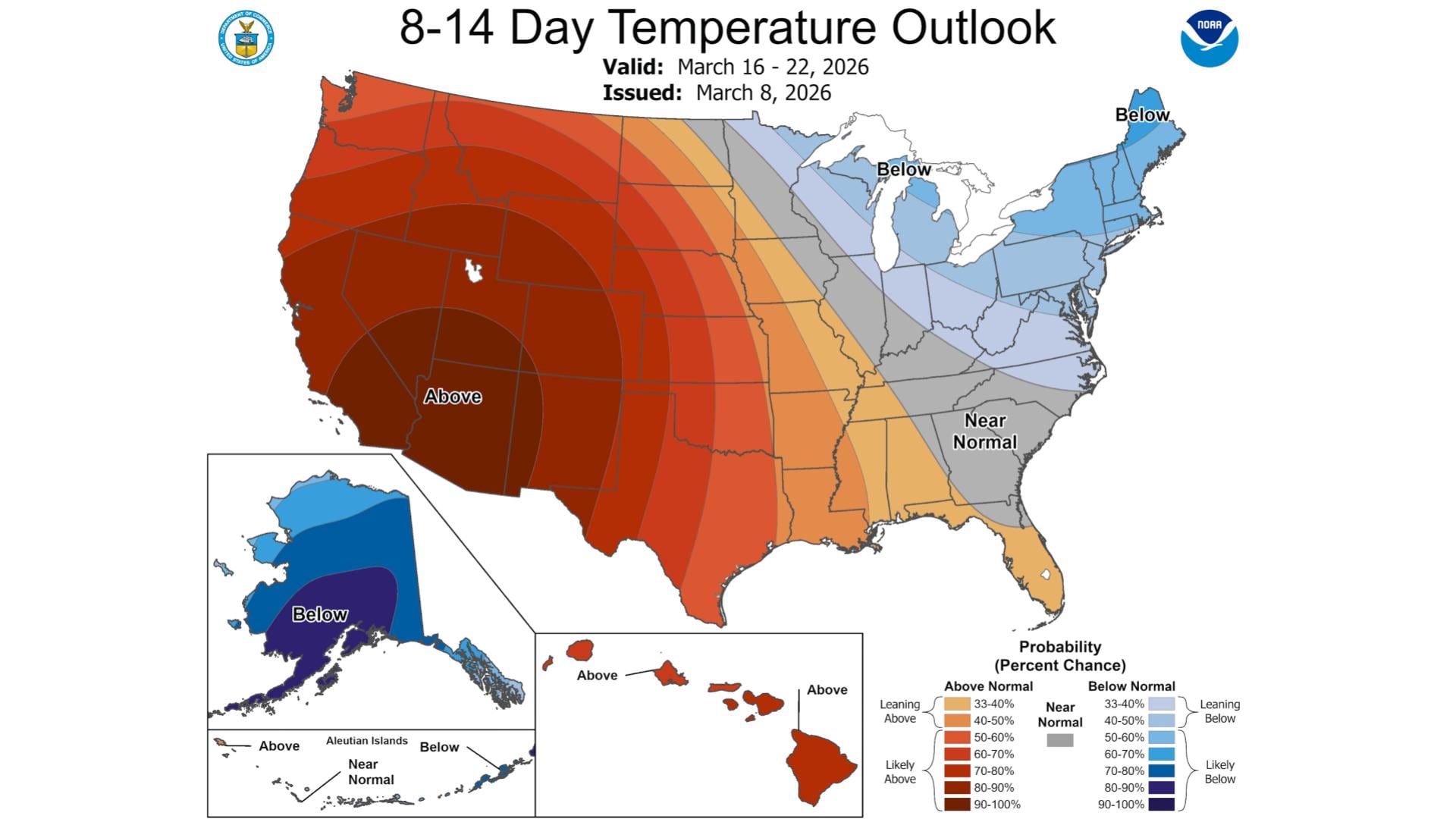 Se esperan temperaturas superiores a lo normal en el norte de California hasta mediados de marzo