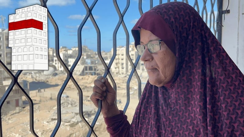 Tras dos años de guerra, la familia de Muna está desperdigada por Gaza