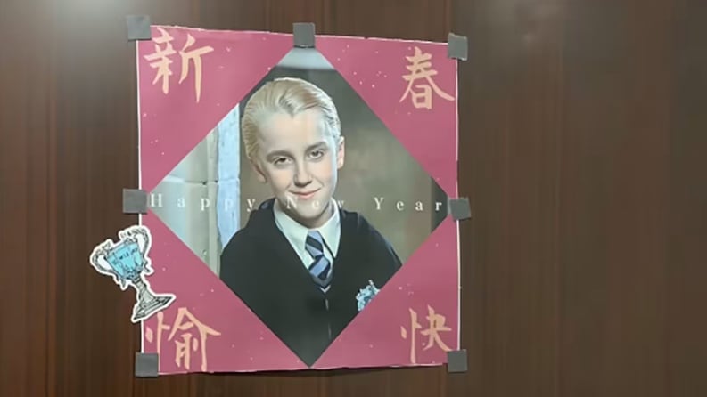 El apellido de Malfoy puede transcribirse en china como una oración que significa