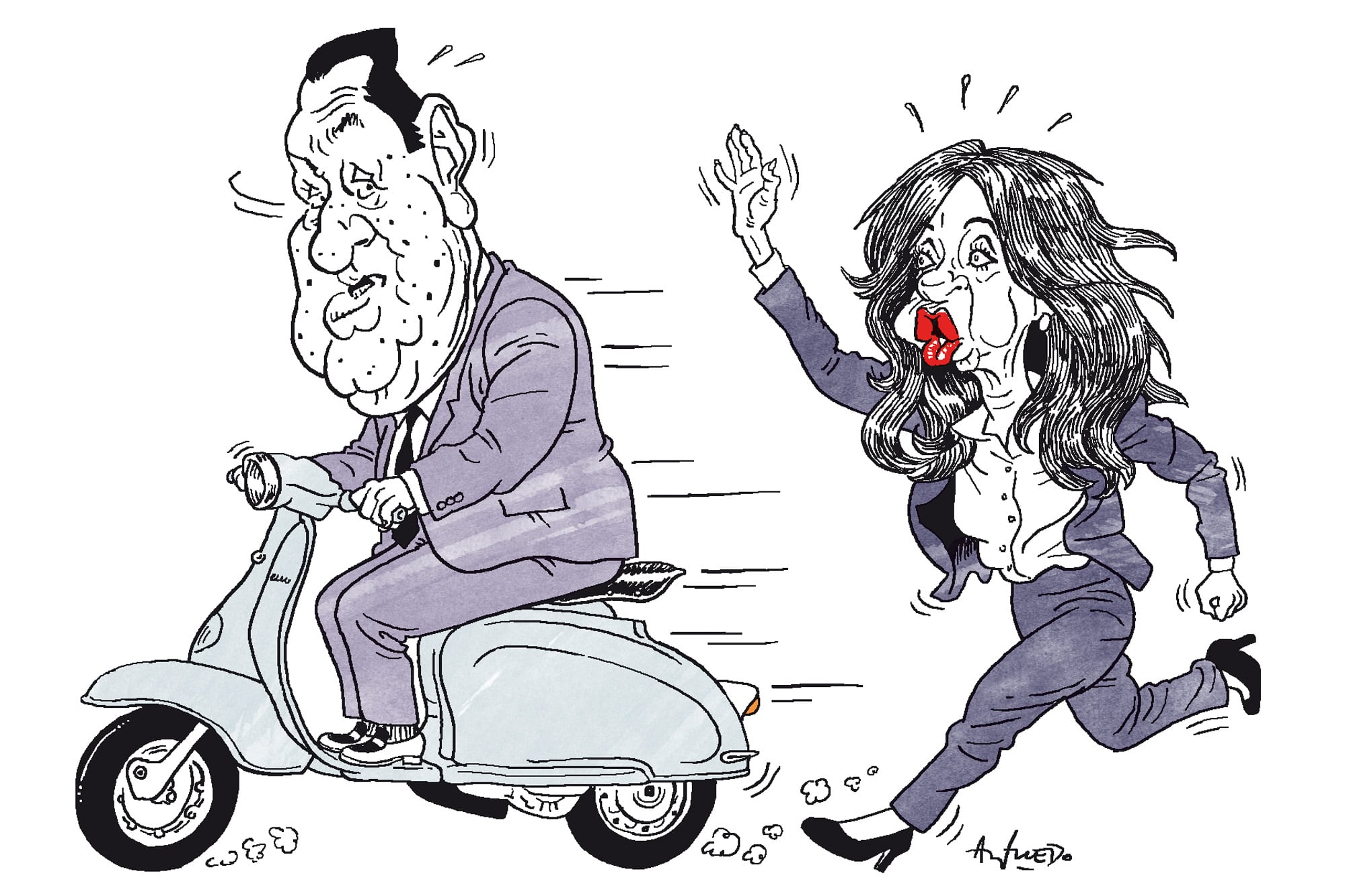 Juan Domingo Perón y Cristina Kirchner