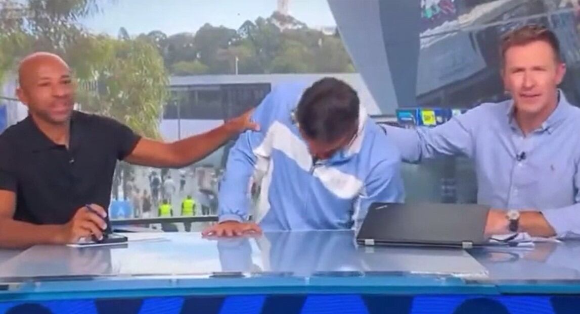 Luciano Darderi no pudo aguantar el calambre en sus piernas