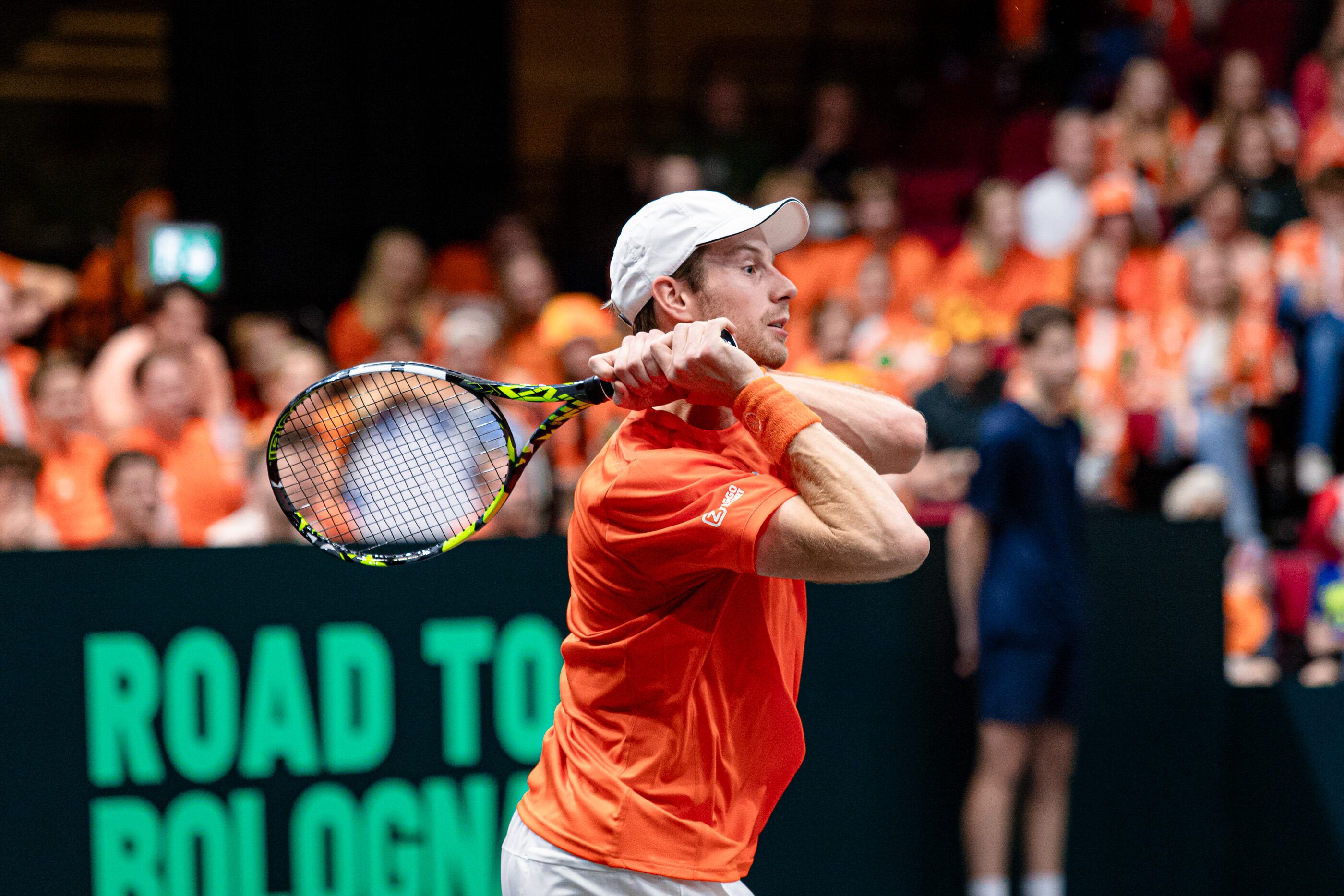 Botic Van de Zandschulp, rival de Fran Cerúndolo en la Copa Davis