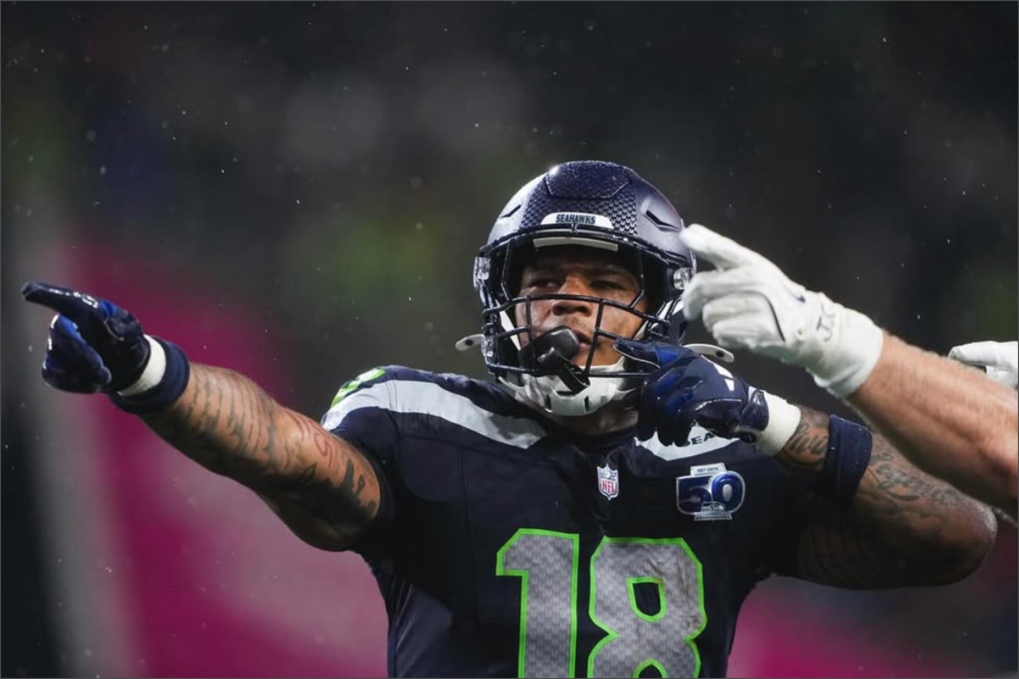 El jugador participó de 13 partidos en la temporada de 2025 para los Seattle Seahawks