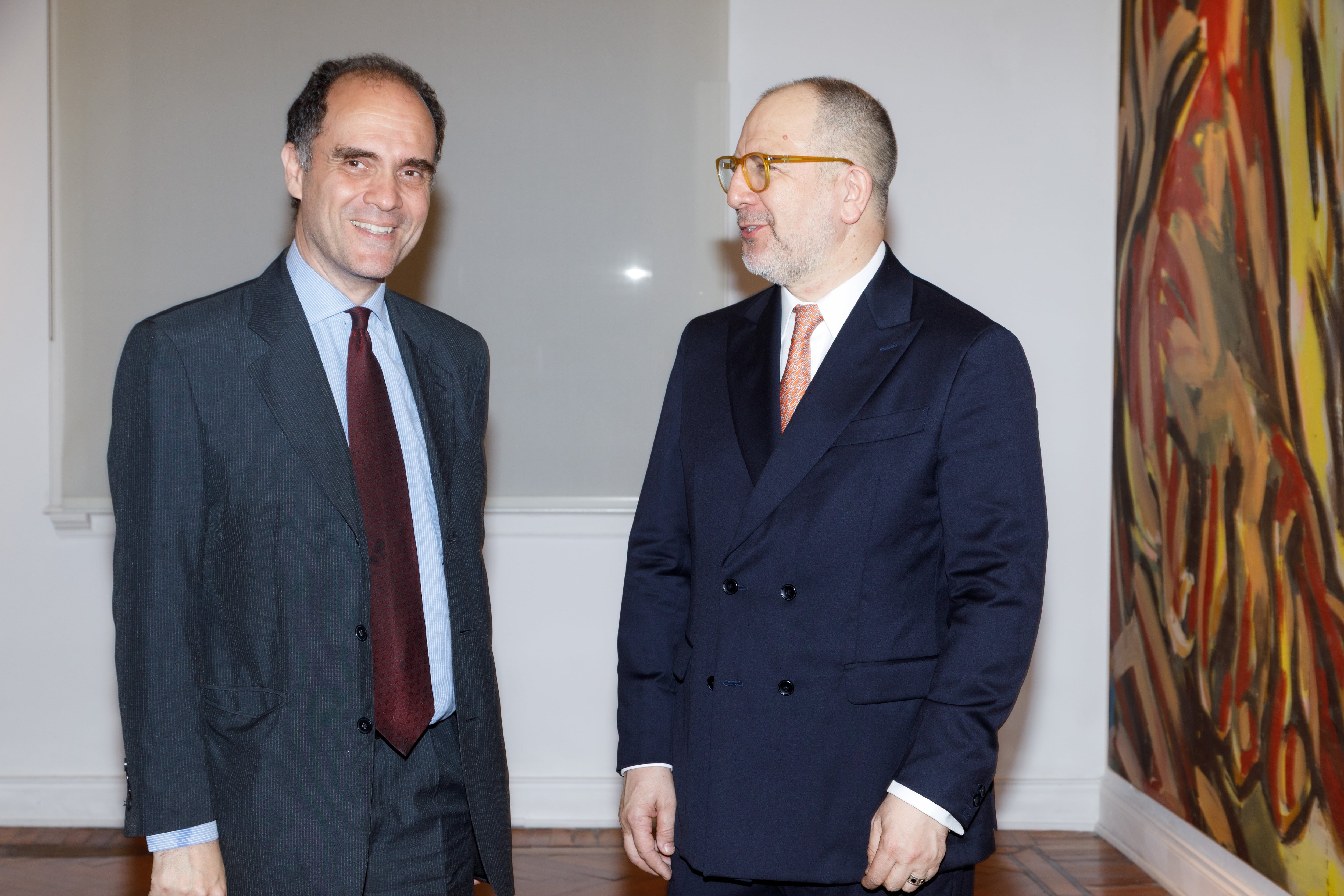En fotos. Todos los invitados a Arte, Cultura y Diplomacia Pública en Recoleta 18 Eduardo Uziel, encargado de Negocios de la embajada de Brasil