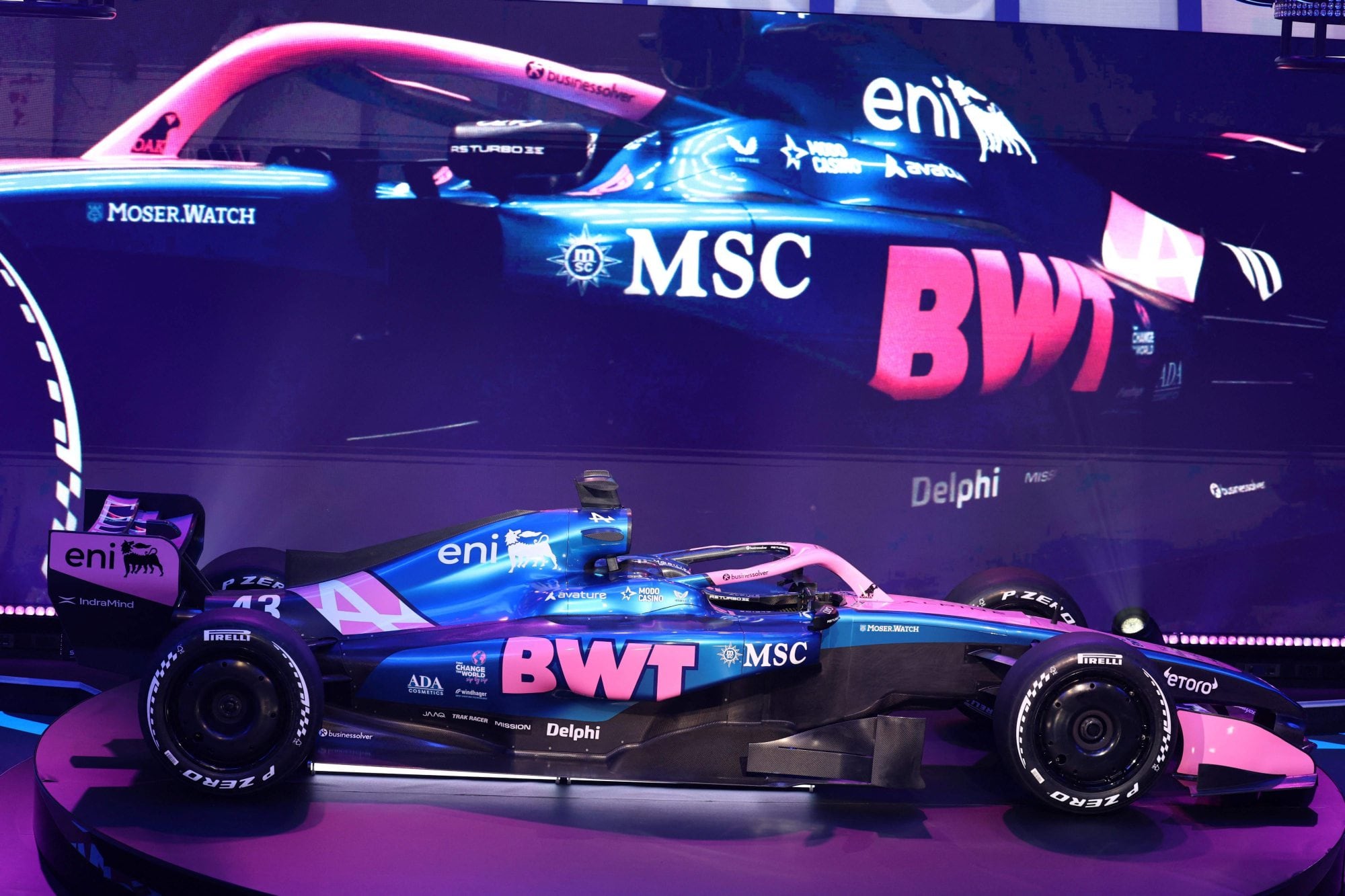 El lateral derecho del nuevo monoplaza de Colapinto