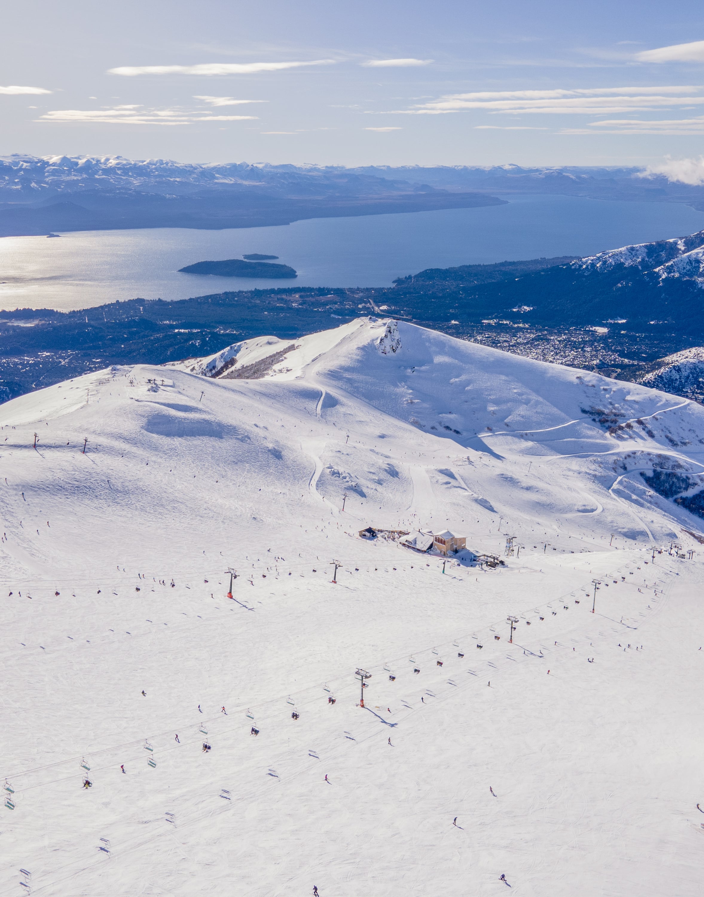 La calidad de la nieve en cerro Catedral este año es excepcional